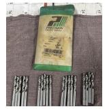 19 pieces 13/32 screw machine length drills