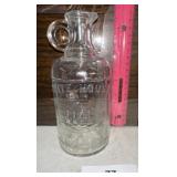 7" WHITE HOUSE VINEGAR BOTTLE / VINTAGE /SHIPS