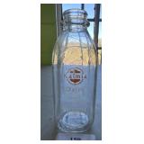 QT. MILK BOTTLE / CALMIA DAIRY HENDERSONVILLE, NC