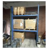 One section heavy duty pallet BLUE rack 48" x 12