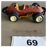 VINTAGE PLASTIC OPEN WHEEL RACE CAR 1960S Ship