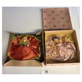 TWO VINTAGE BOXED DOLLS 1940s-1960s / SHIPS