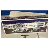 1 IN BOX 2003 HESS TOY TRUCK & 2 RACERS ships