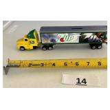 7 Up Toy Truck Coin Bank with Key