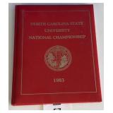 1983 NC STATE UNIVERSITY CHAMPIONSHIP BOOK