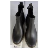 KATE SPADE BLACK CHELSEA STYLE RAIN BOOTS /6