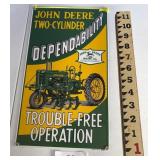 MODERN JOHN DEERE ADVERTISING SIGN DEALERSHIP