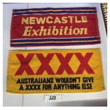VINTAGE PUB BAR TOWELS / bar runners / ships