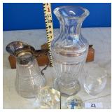 LARGE ASSORTMENT OF VINTAGE ANTIQUE GLASS