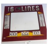16 LINES VIDEO AMUSEMENT MACHINE COVER