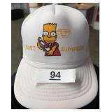 VINTAGE FOAM FRONT BART SIMPSON TRUCKER HAT