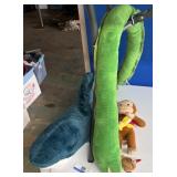SMALL LOT OF PLUSH TOYS / curious George & more