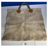 L.L Bean CANVAS, LOG CARRIER FIRE WOOD TOTE
