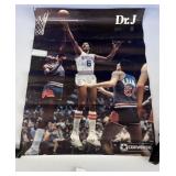VINTAGE CONVERSE JULIUS IRVING DR.  J POSTER
