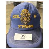 VINTAGE TEAMSTERS LOCAL 61 STEWARD TRUCKERS HAT