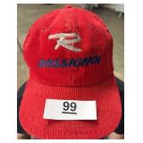 ROSSIGNOL CORDUROY BASEBALL CAP R LOGO 1980