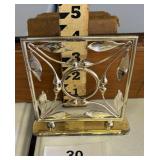 Neiman Marcus silver-tone napkin holder / SHIPS
