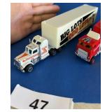 2 VINTAGE DIECAST SEMI TRUCKS / ADVERTISING