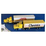 2 DIECAST TRACTOR TRAILER RIGS ADVERTISING
