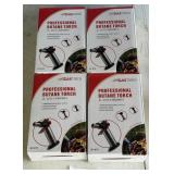 FOUR NEW INBOX BUTANE TORCHES GF  876