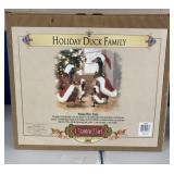 1 BOX OF GRANDEUR NOEL HOLIDAY DUCK FAMILY SHIPS
