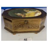 MID CENTURY DECOR JEWELRY BOX / SHIPS