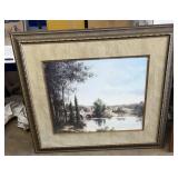 42" X 35" Bombay Co French Crossing PRINT