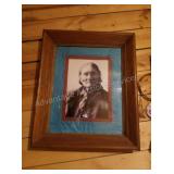 Framed Native American Portrait
