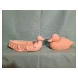 2 Ceramic Ducks