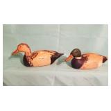 Pair of Cast Iron Ducks