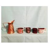 Vintage Cups and Pitcher
