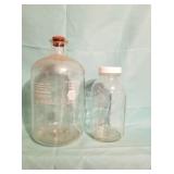 2 Glass Jars