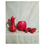 Pitcher and Cups