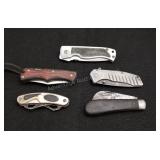 Variety of Pocket Knives