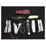 Variety of Pocket Knives