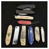 Variety of Pocket Knives