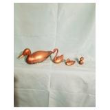 4 Brass Ducks