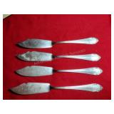 German silver butter knives