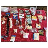 jewelry lot #2 beads, wires, swag & more