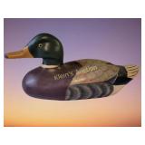 Vintage Hand Carved Duck Decoy 11"