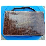 Vintage UM Hand Bag Clutch Purse Leather?