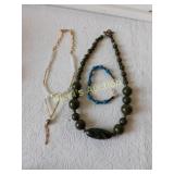 Bracelet Sterling Too! Necklaces lot of 3