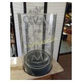 Lucite counter Display Case Locks! Movado
