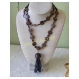 Bohemian style necklace MCM  32"
