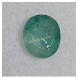 estate gemstone 1.0 carat natural green emerald