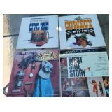 4 records west side story, civil war 33rpm LP++