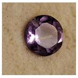 Gemstone .95 Appx Carat Amethyst Round Cut