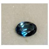 gemstone appx .5 ctw deep london blue topaz