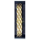 14K Yellow Gold Wide Diamond Cut Bracelet 1 Ounce!