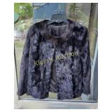 vera pelliccia black mink 40 new Visone W/bag